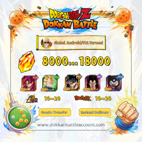 Compte Dokkan Battle JAP IOS, +11000~12000 DS Dragon