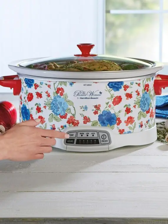 The Pioneer Woman 7-Quart Programmable Slow Cooker – Hamilton Beach Stainless Design