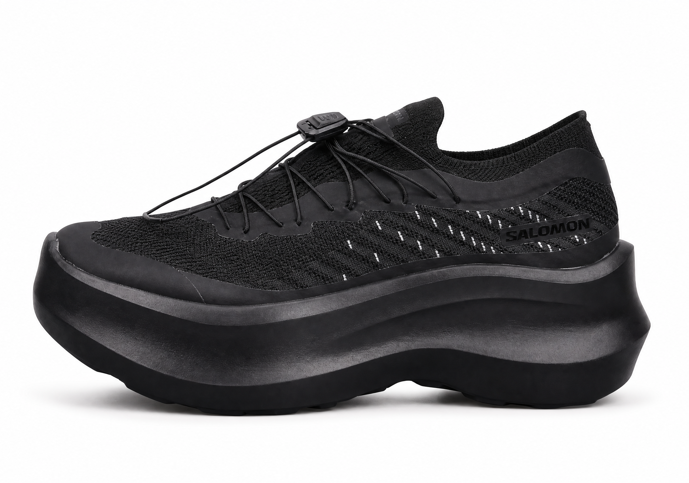 Comme des Garcons x Salomon Pulsar Platform Triple Black L47195200