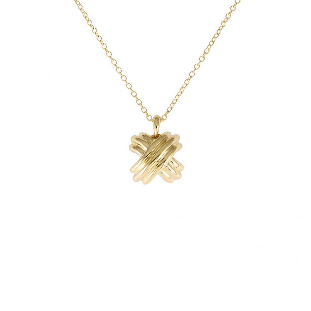 Tiffany & Co. Tiffany Signature K18YG Yellow Gold Necklace