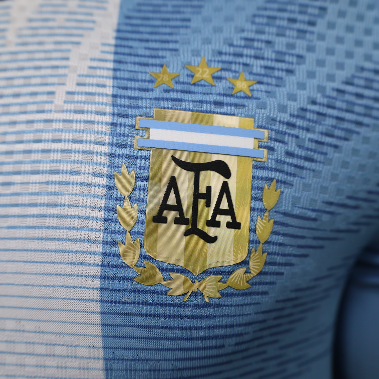 Player Version Argentina Tribute Jersey  Long Sleeves S-4XL