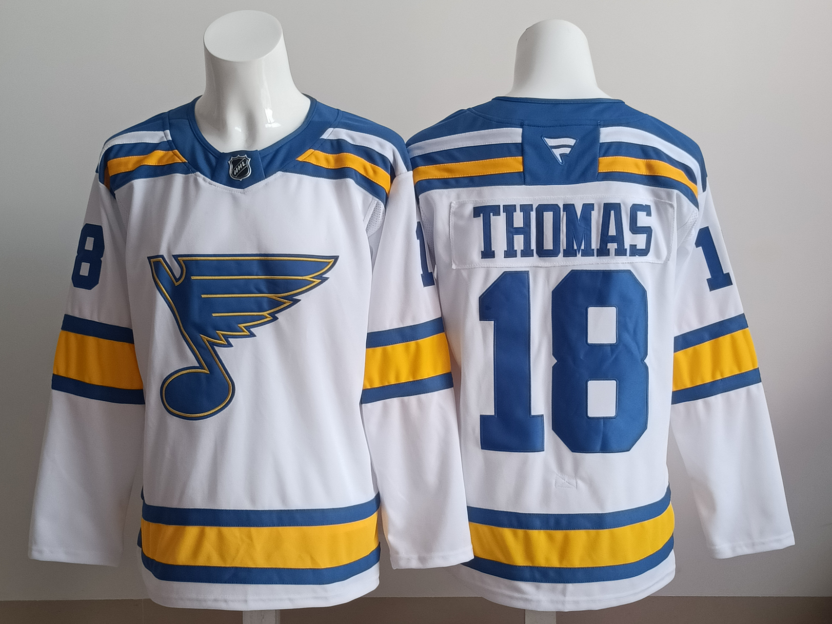 Men's St. Louis Blues Robert Thomas #18 Fanatics White Breakaway Player Jersey