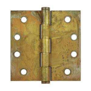 Deltana DSB4RT 4x22 x 4x22 Square Corner Door Hinge - Rust