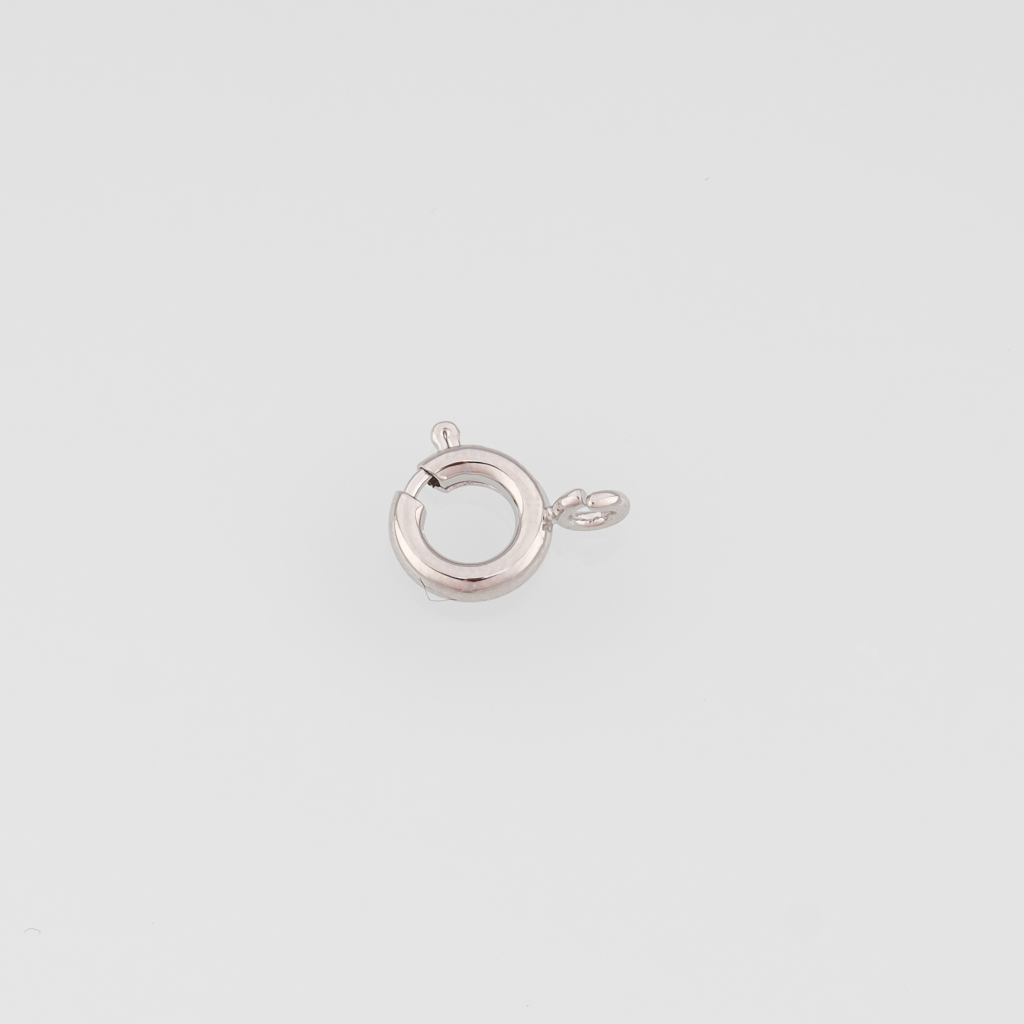 18K Gold Filled Round Snap Clasp,Dainty Push Gate Clasp Lock for DIY Jewelry Necklace Bracelet