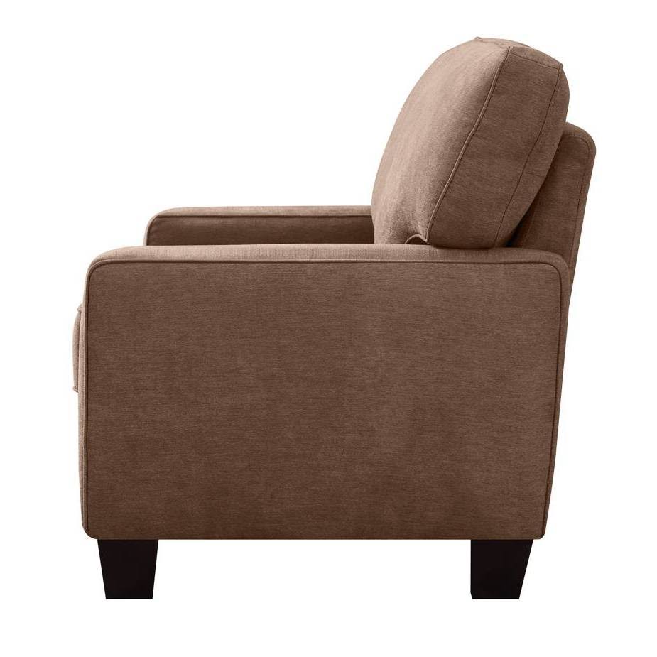 Serta RTA Palisades Collection 61x22 Loveseat in Fawn Tan
