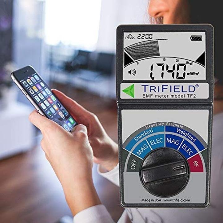 trifield-Electric Field, Radio Frequency (RF) Field, Magnetic Field Strength Meter -EMF Meter Model TF2 – Detect 3 Types of Electromagnetic Radiation with 1 Device