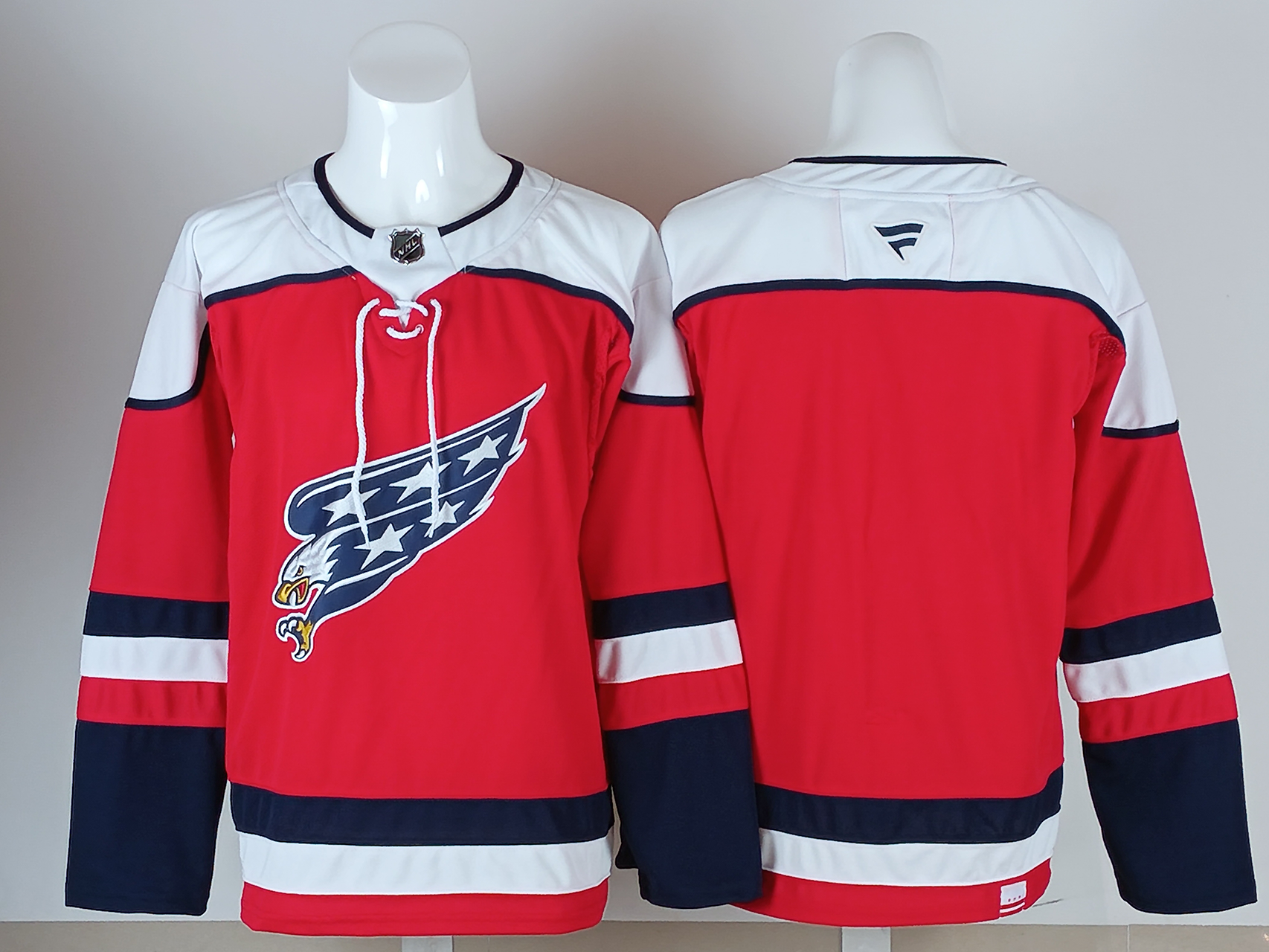 Men's Washington Capitals Fanatics Red Alternate Premium Blank Jersey