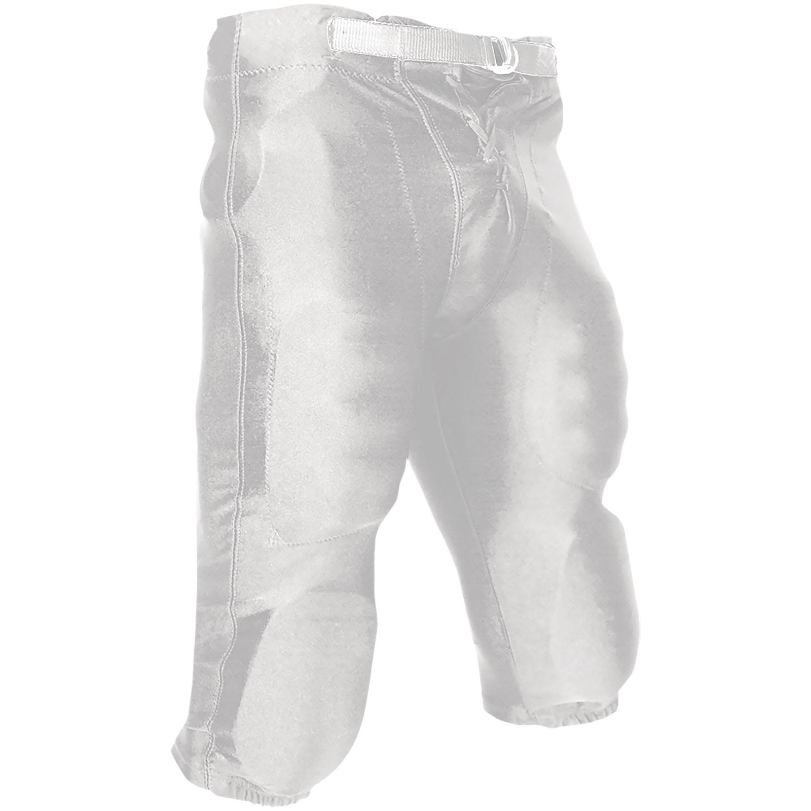 Champro FPY6 Youth Stretch Dazzle Pant with Snaps - Light Silver