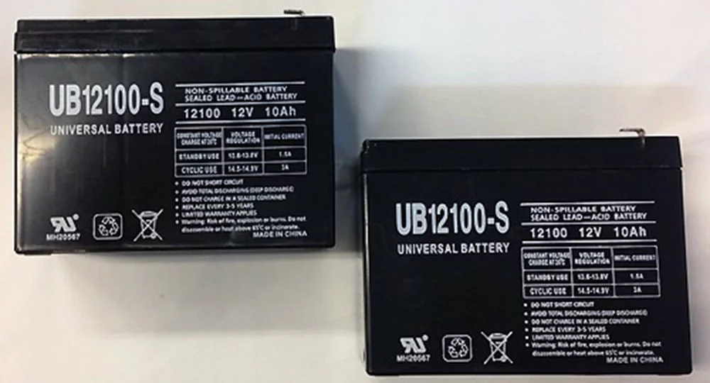 12V 10AH SLA Battery Replacement for Exide Powerware PW9125-2500 - 2 Pack