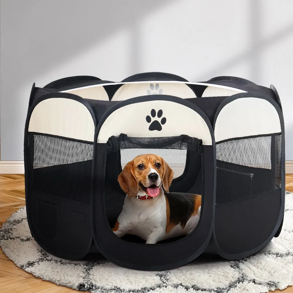 Pet Pet Dog Playpen Enclosure Crate 8 Panel Play Pen Tent Bag Puppy Fence 2XL