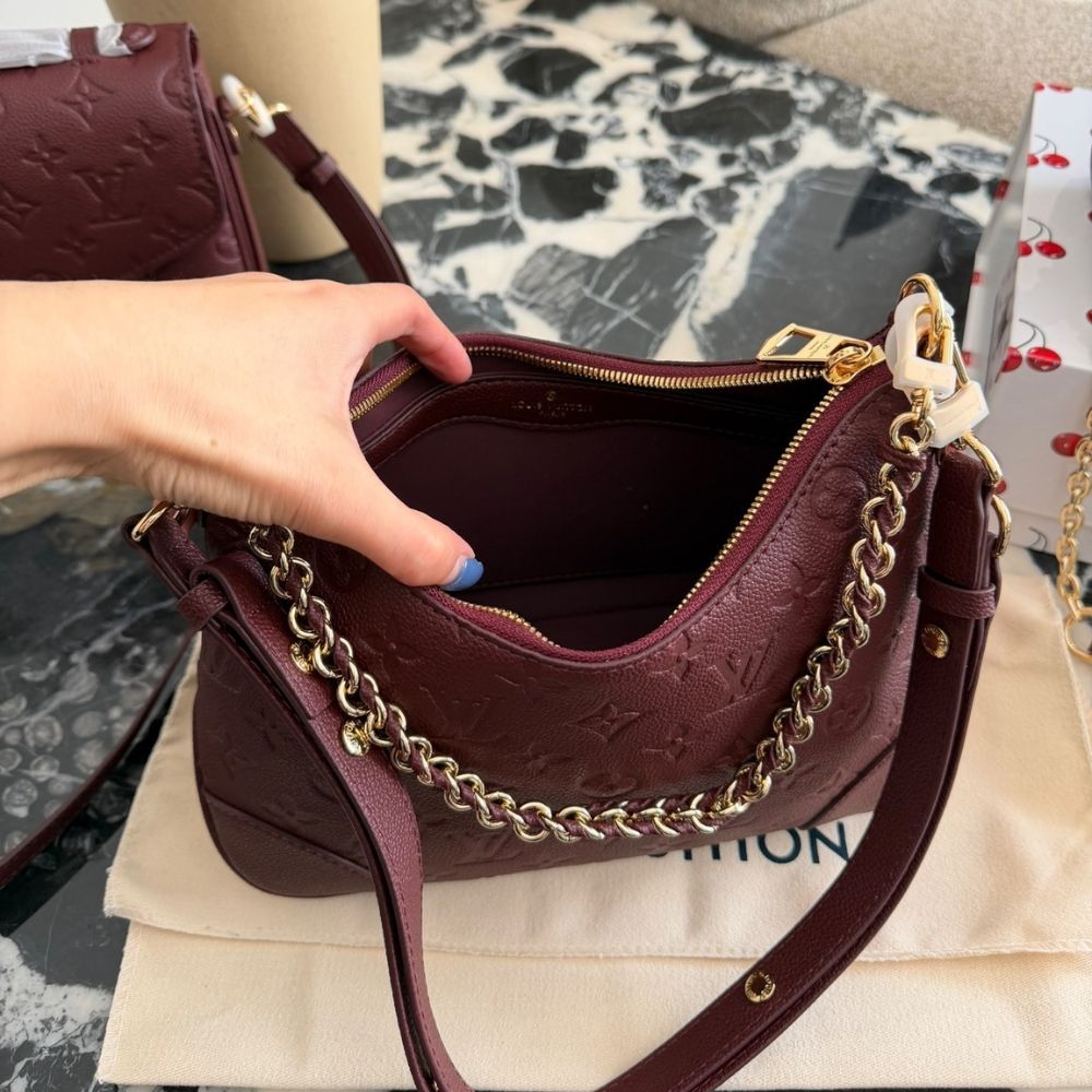 Louis Vuitton Boulogne PM Red 11.4 Inches M25827
