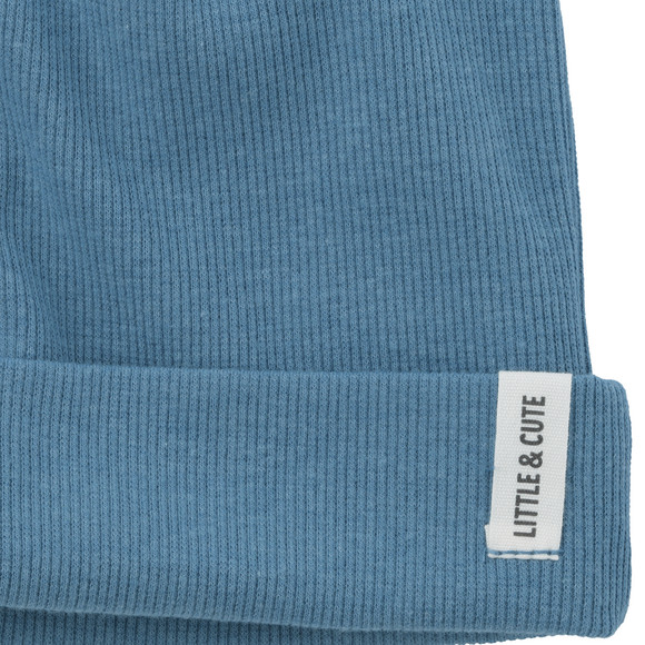 Topomini Baby Mütze mit Rippstruktur