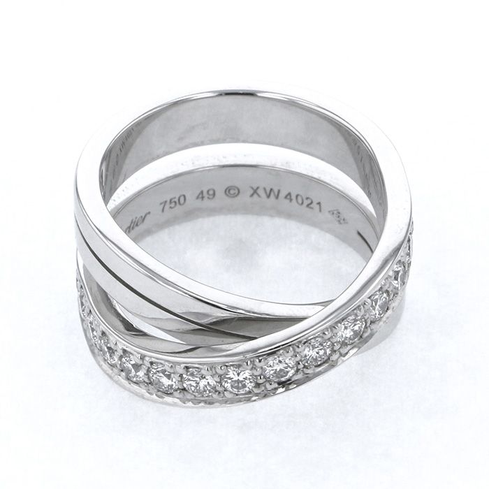 Cartier Ethancel Do Ring 18K White Gold Diamond B4095800