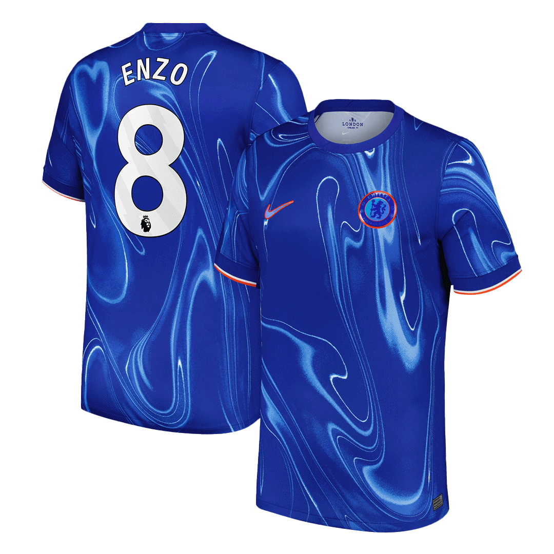 ENZO #8 Chelsea Home Soccer Jersey