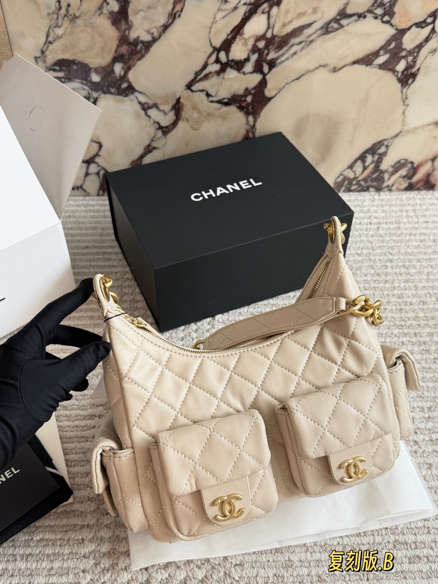 Chanel 25C Hobo Hippie Bag - cnluxepick
