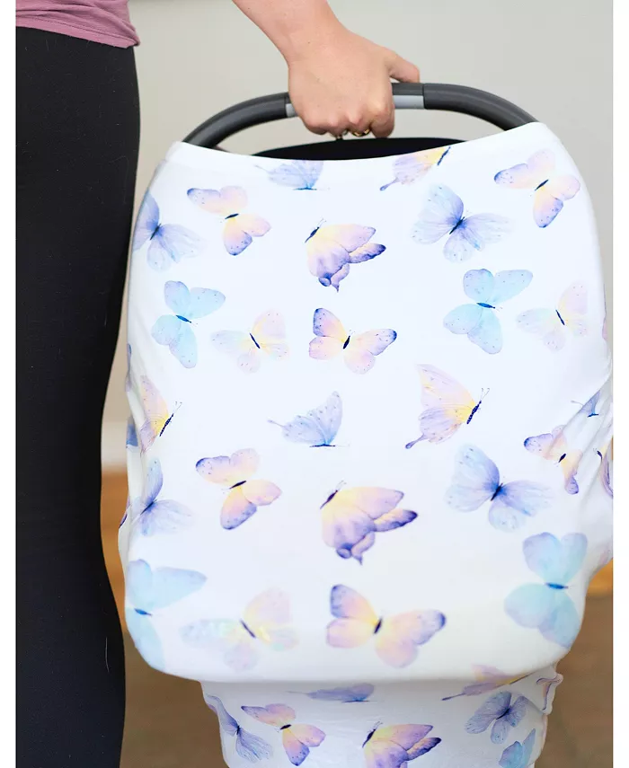 Honey Lemonade Multifunctional Nursing Cover Carseat Cover - Butterfly