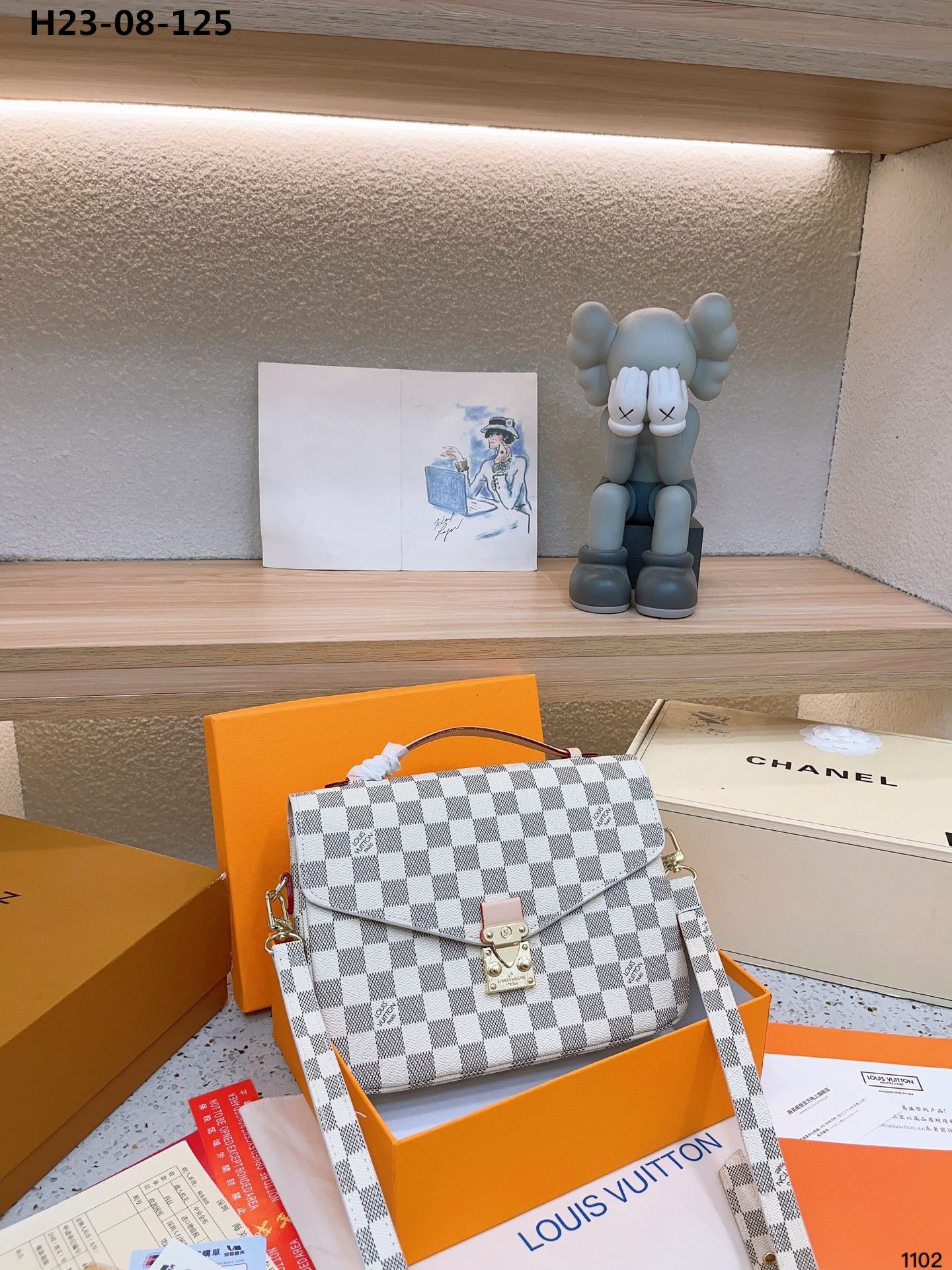 Louis Vuitton Pochette Metis Damier Azur 24Cm