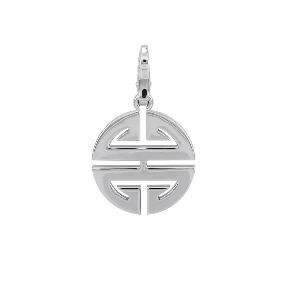 Cartier Longevity K18WG White Gold Pendant Top Necklace Diamond