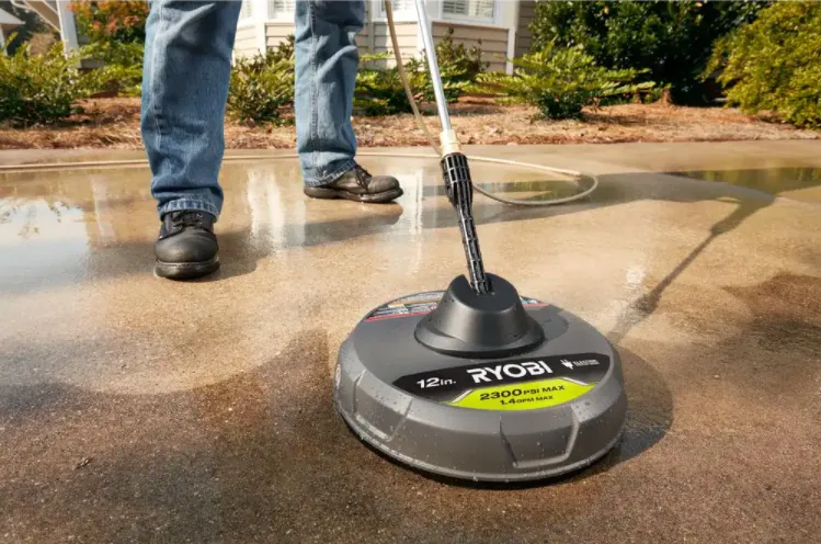 RYOBI 1600 PSI 1.2 GPM Electric Pressure Washer with 12 in. Surface Cleaner
