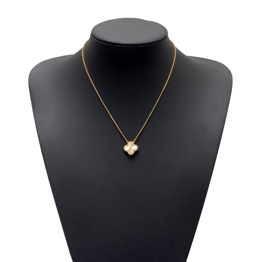 Van Cleef & Arpels Vintage Alhambra Necklace 18K Yellow Gold VCARP4KL00