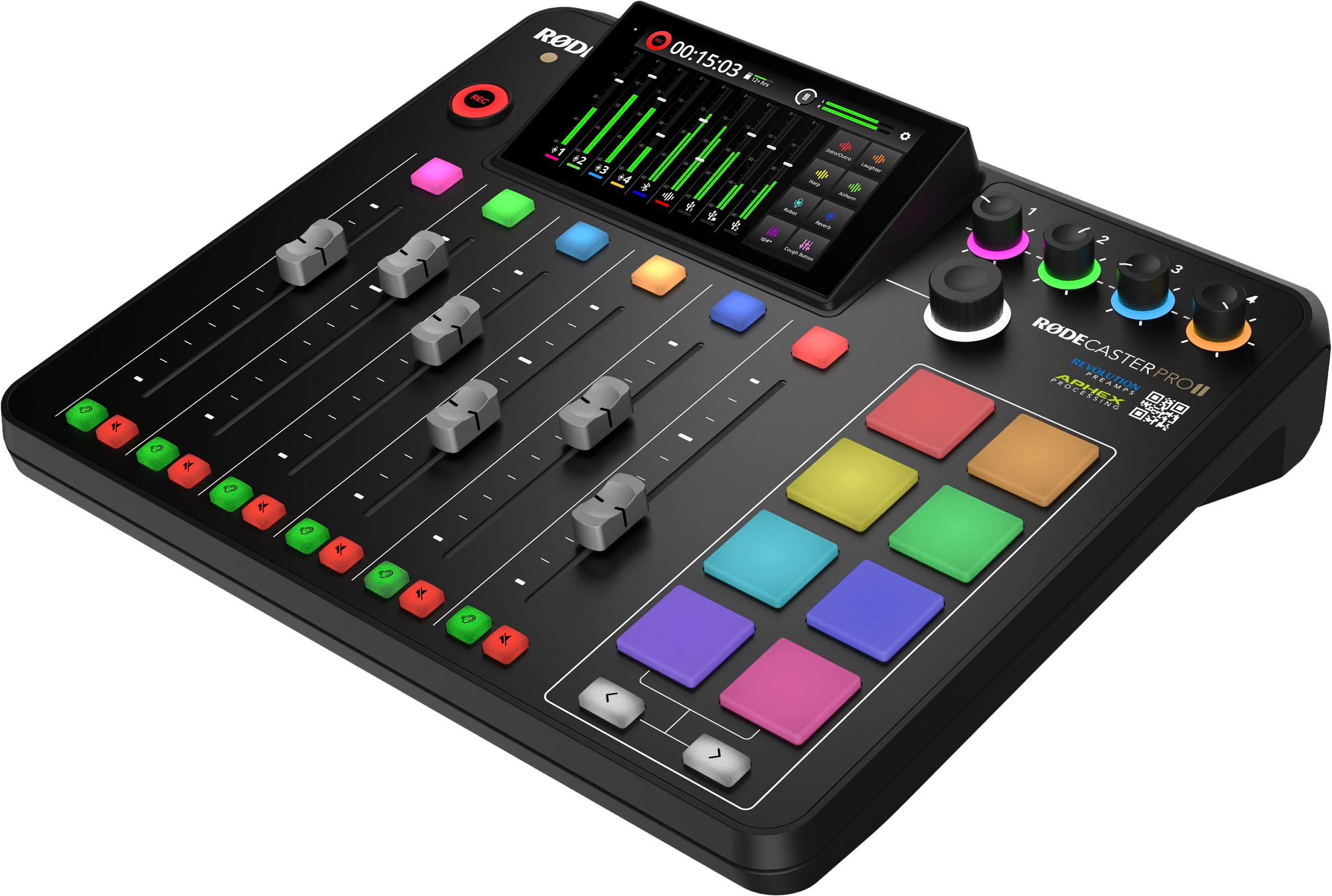 RØDE - RØDECASTER PRO II Integrated Audio Production Studio - Black