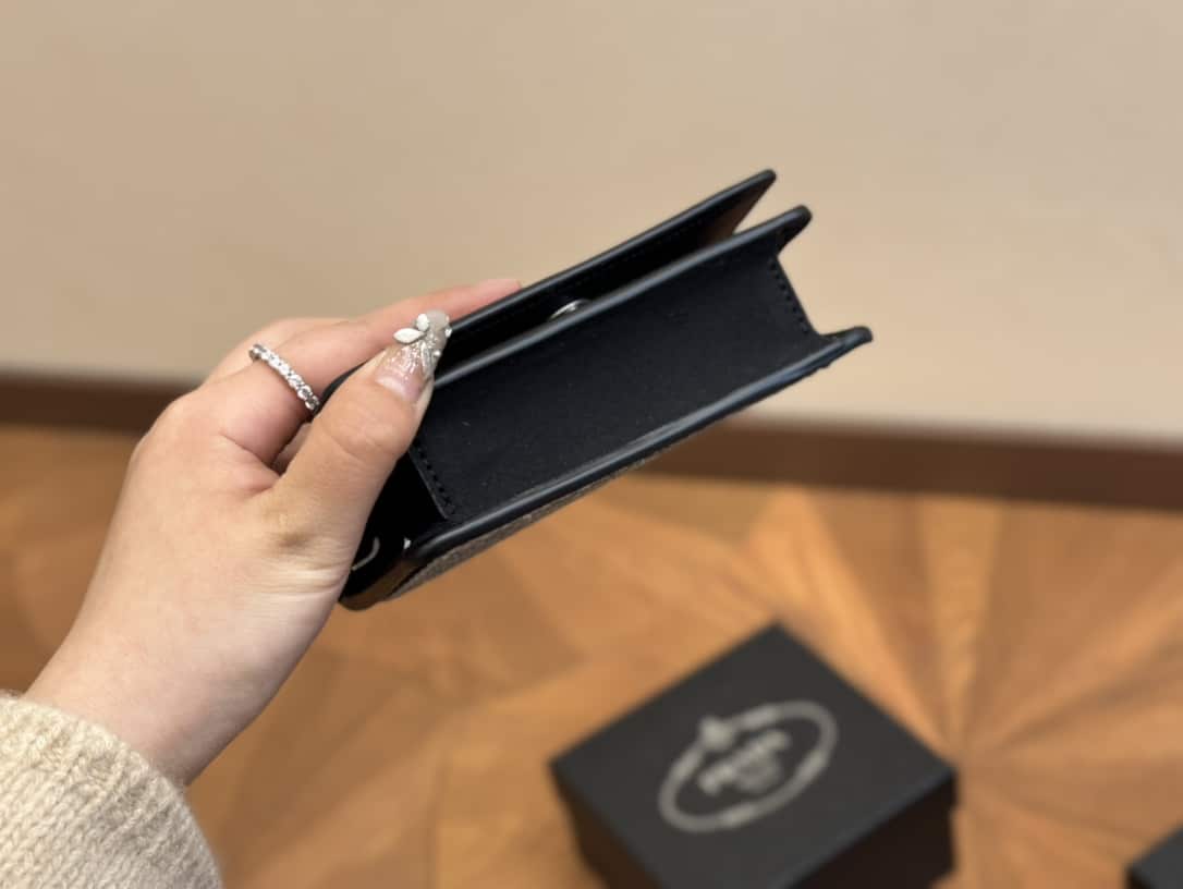 Prada Cardholder With Shoulder Strap And Crystals 13Cm
