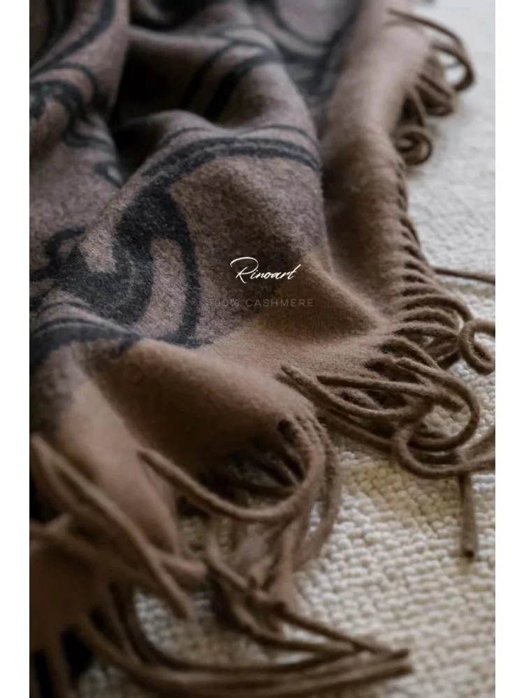 CP054 - Wool & Cashmere Throw Blanket - 220x140cm