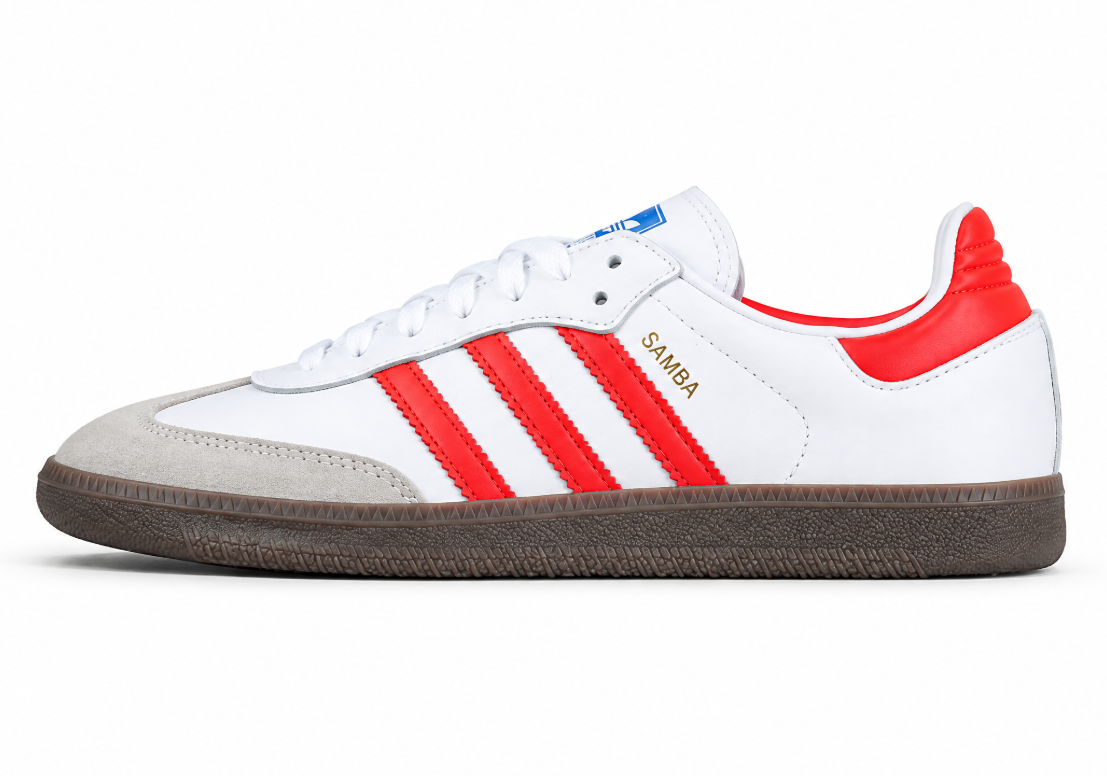 Adidas Samba Vegan White/Red IG1025