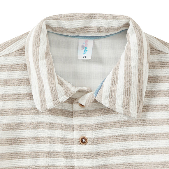 Topomini Baby Hemd aus strukturiertem Material
