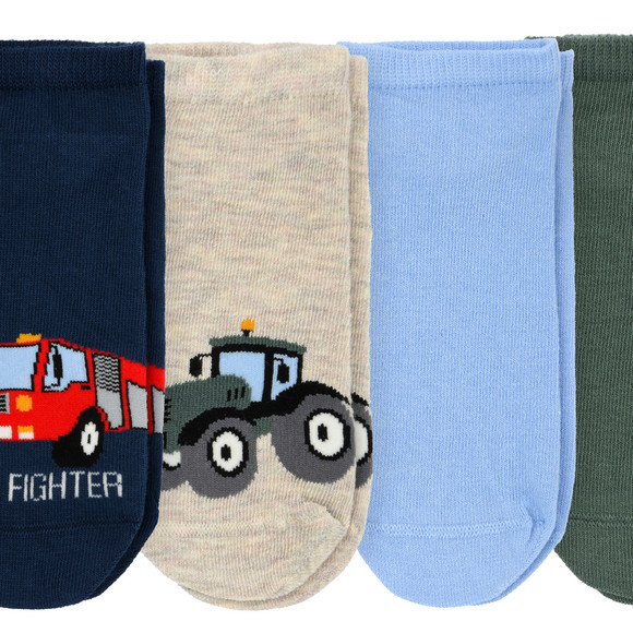 Topolino 4 Paar Jungen Sneaker-Socken im Set