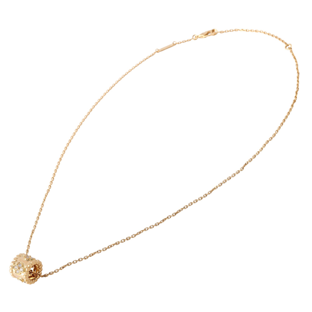 Van Cleef & Arpels Perlet Necklace 18K Yellow Gold Diamond