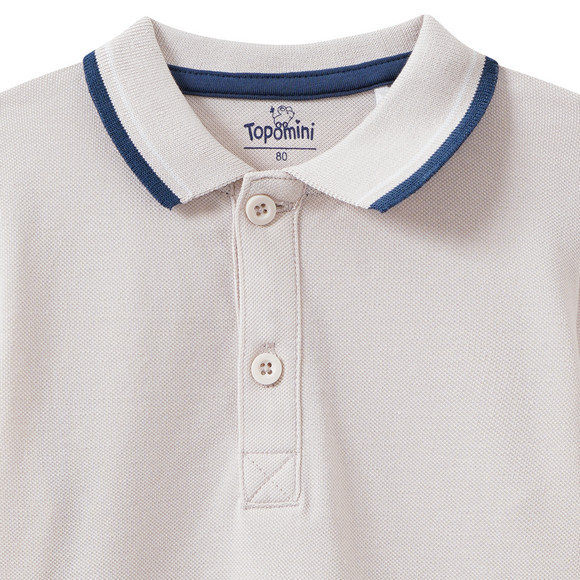 Topomini Baby Poloshirt mit Applikation