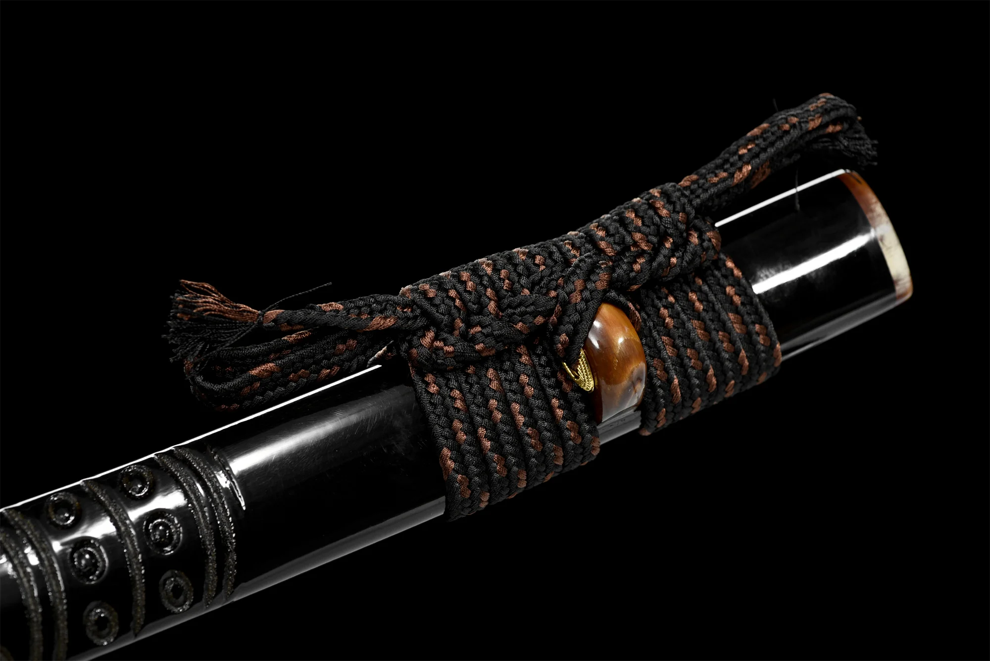 Dragon Carved Katana – T10 Clay Tempered, Full Tang