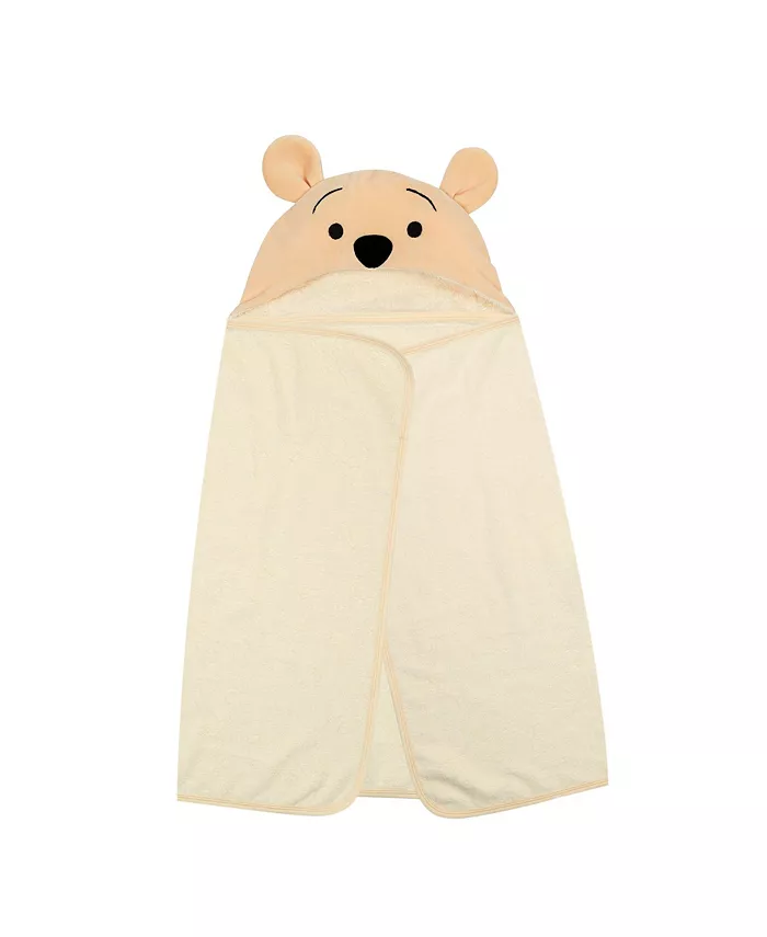 Lambs and Ivy Disney Baby Winnie the Pooh Tan Cotton Hooded Baby Bath Towel