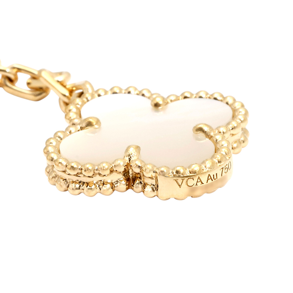 Van Cleef & Arpels Magic Alhambra Necklace 18K Yellow Gold Mother of Pearl VCARD79100