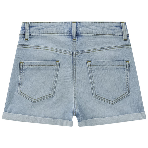 Beatwear Mädchen Jeansshorts mit Umschlag