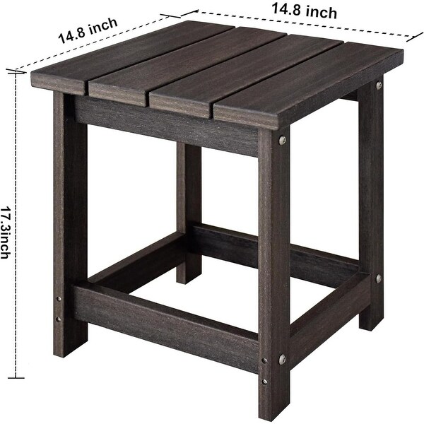 Side Table,Pool Composite Patio Table