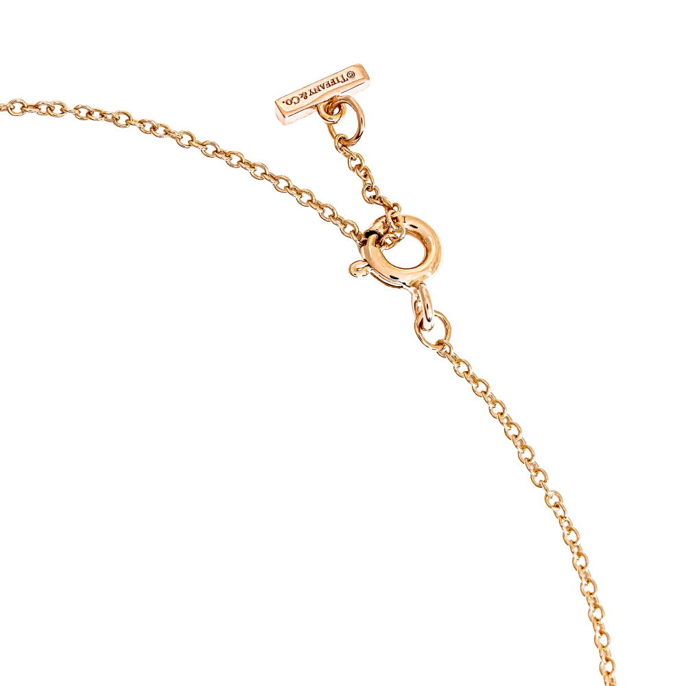 Tiffany & Co. Tiffany T Two Circle Necklace 18K Rose Gold 67467574