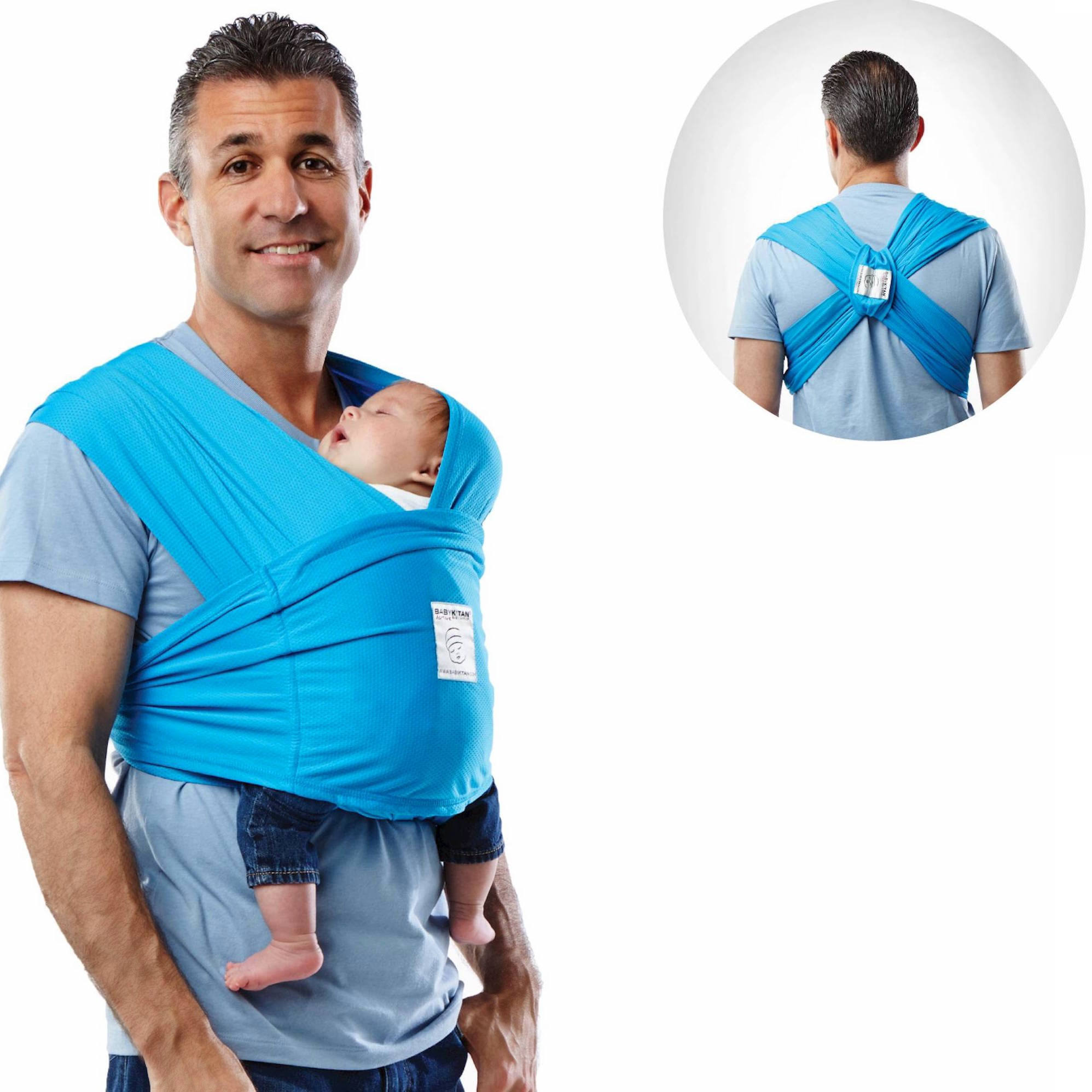 Baby K&tan Active Baby Carrier (Large, Black)