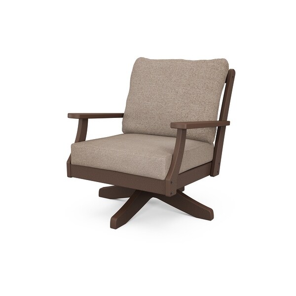 POLYWOOD Braxton Deep Seating Swivel Chair