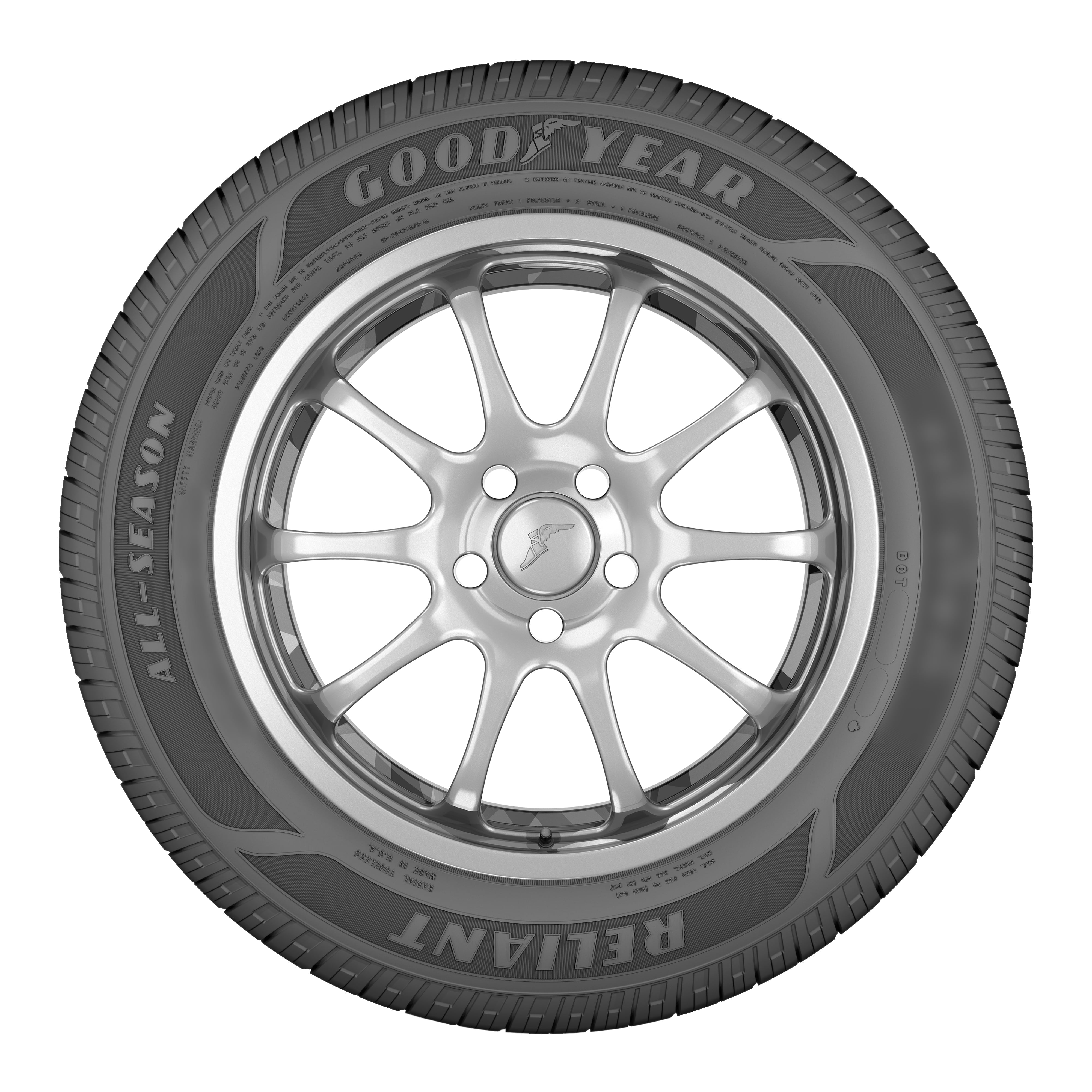 2026 Goodyear Reliant All-Season Tire, 205/60R16 92V, Designed for Year-Round Performance