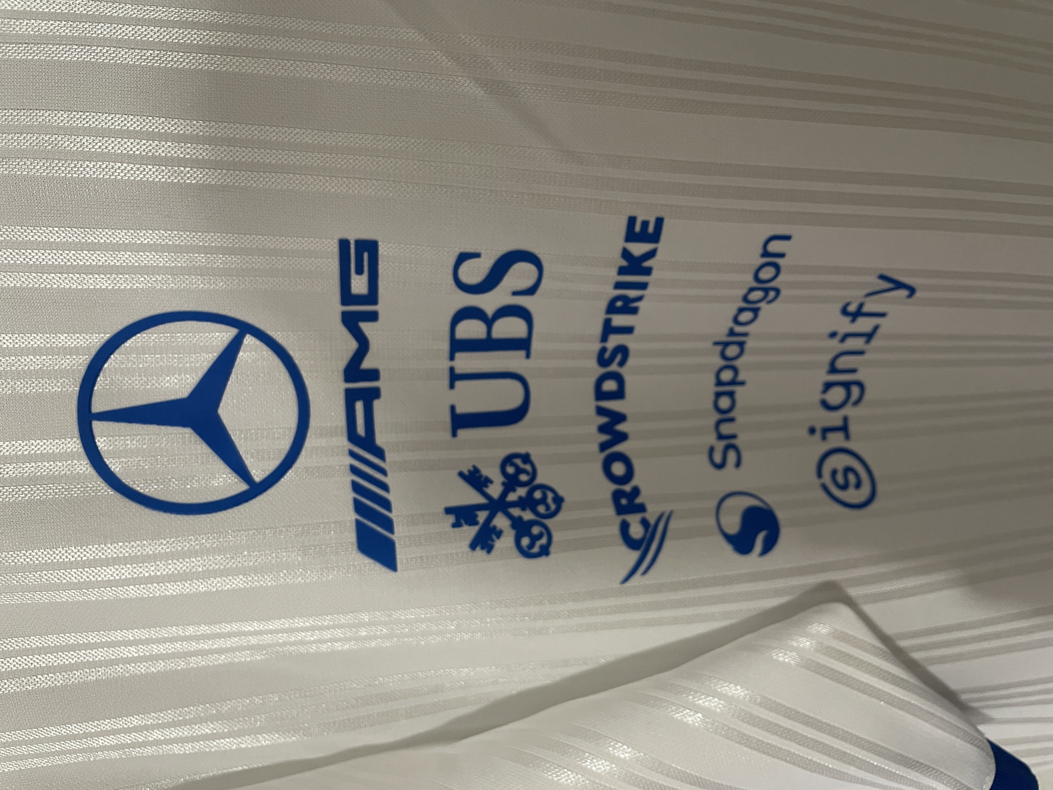 2026 F1 Mercedes White S-5XL Player Version