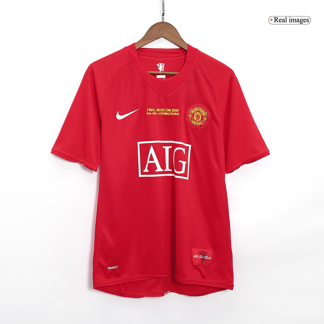 Retro Soccer Jersey ROONEY #10 Manchester United Home 2007/08 - UCL Final