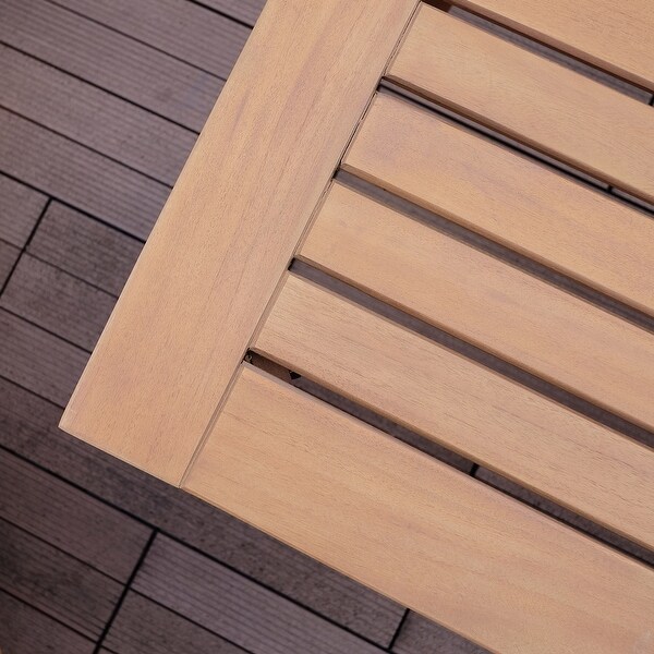 Leon 3piece Teak Patio Chat Set with Cushion by Havenside Home