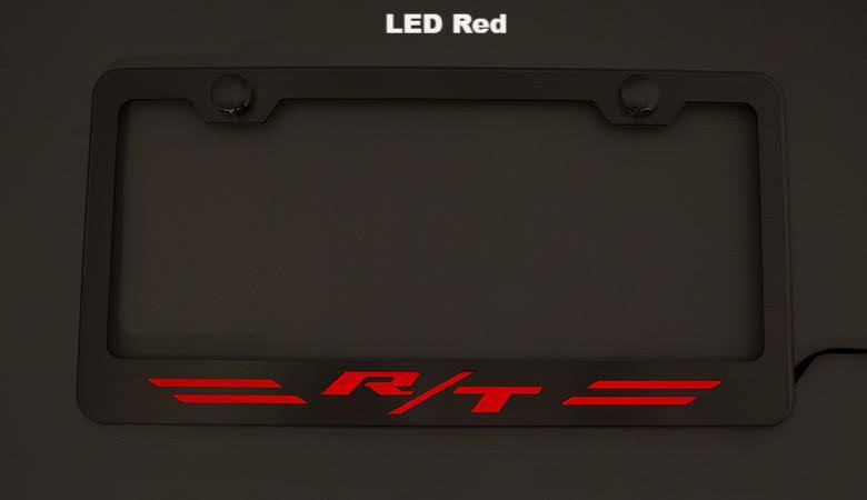 American Car Craft Premium Dodge R/T Style License Plate Frame