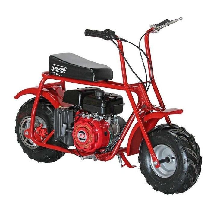 coleman-powersports-ct100u-Mini Bike, Red