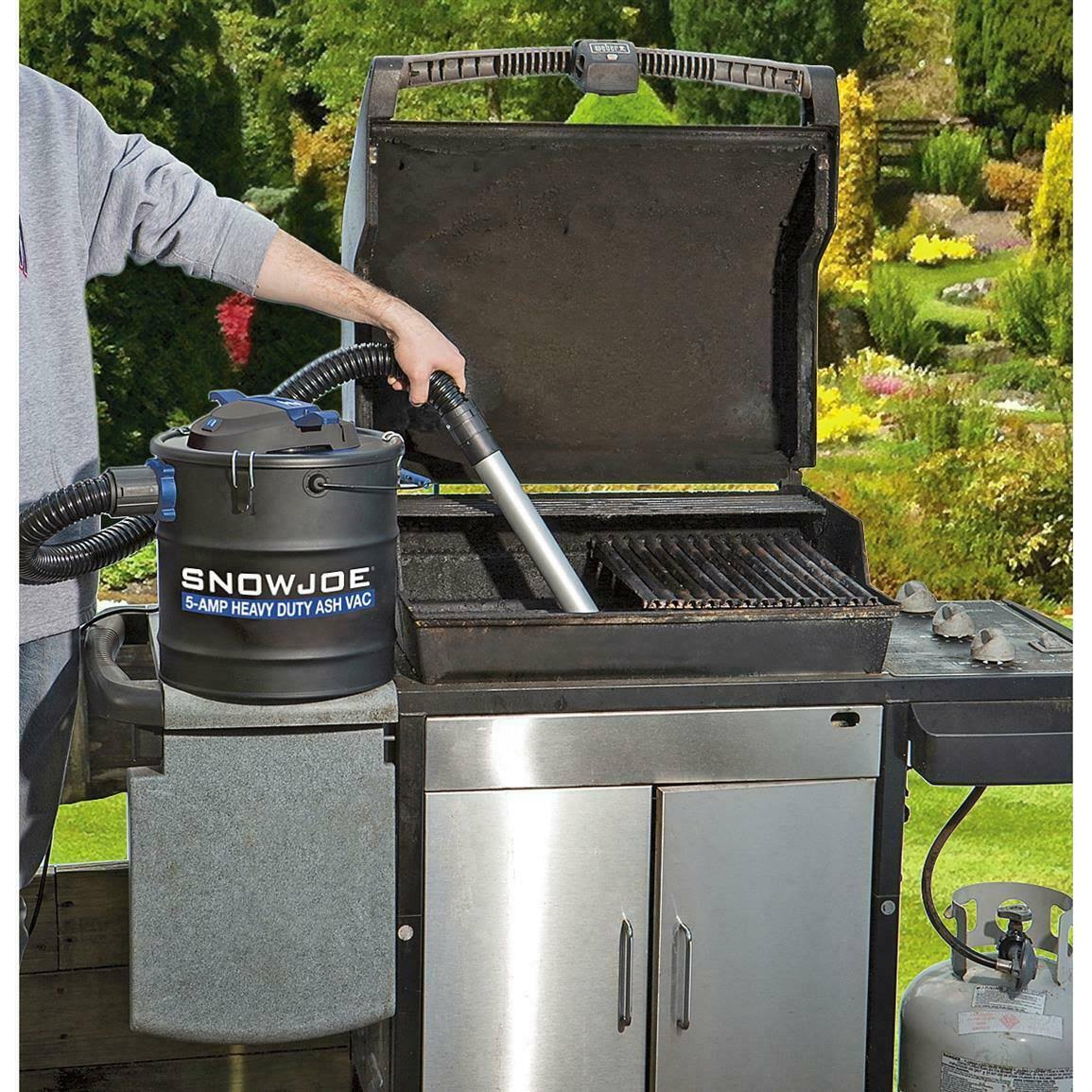 Snow Joe Ash Vacuum | 5 Amp | 4.8 Gallon