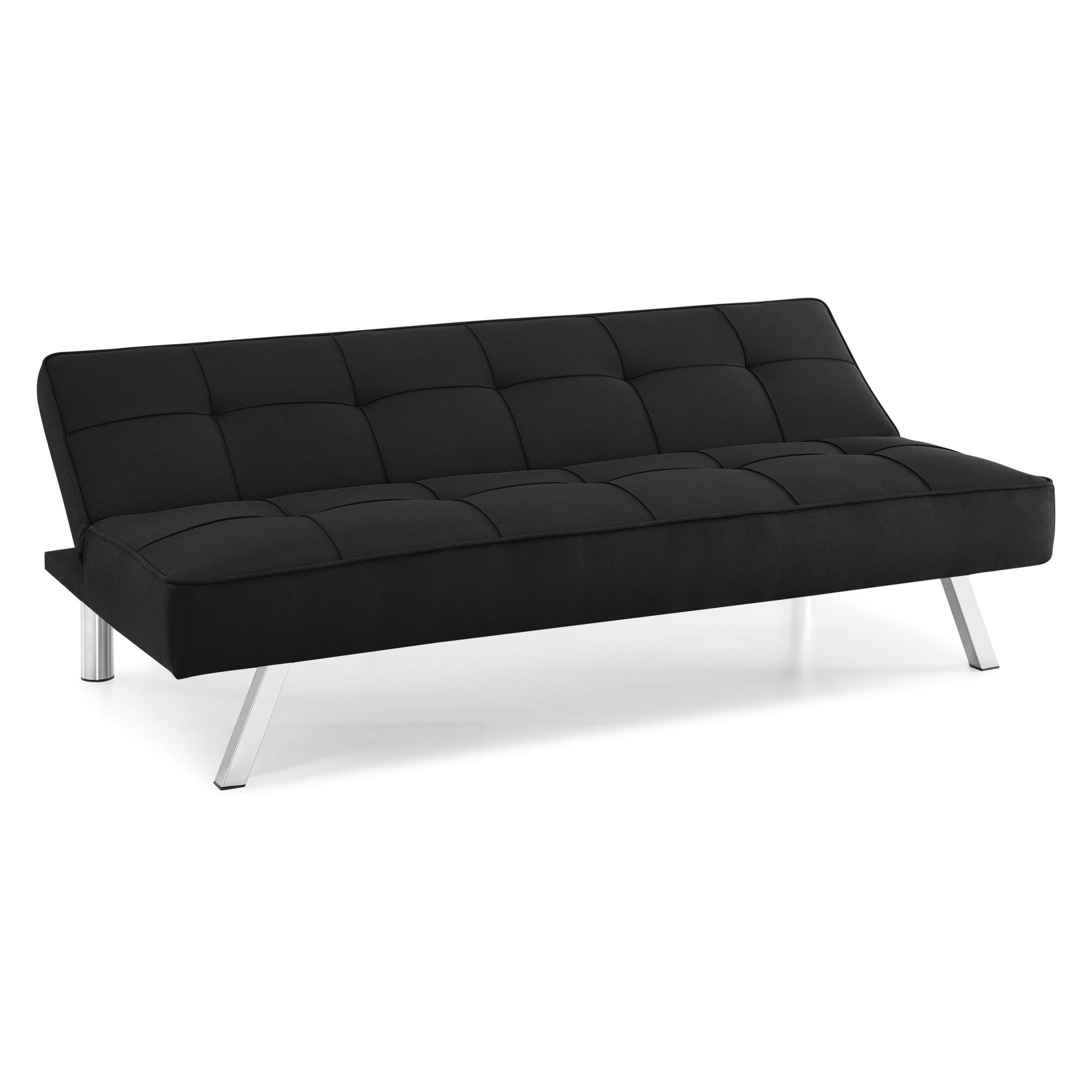 Serta Charlie Black Convertible Sofa