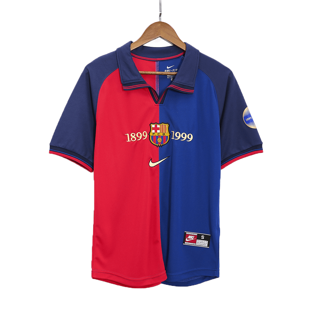 Retro Soccer Jersey RIVALDO #11 Barcelona Home 1999/00