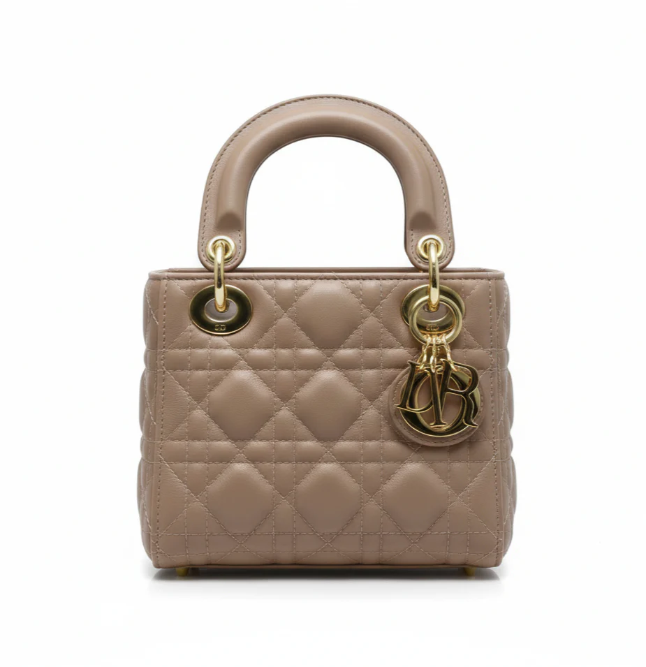 Dior Bag | Mini Lady Dior In Blush Pink Or Nude Rose Lambskin